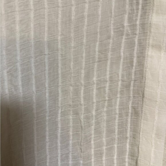 Joie Rashelda B Porcelain White Sheer Striped Blouse Women’s Size S - Picture 3 of 8